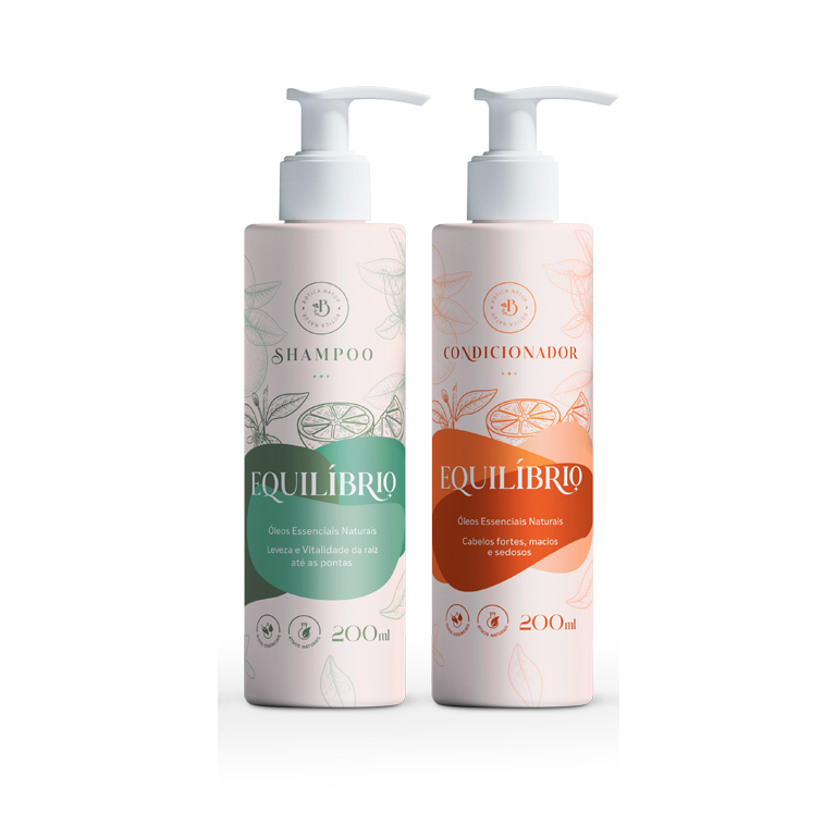 Kit Duo Linha Equilíbrio – Shampoo e Condicionador Natural | Botica Natur