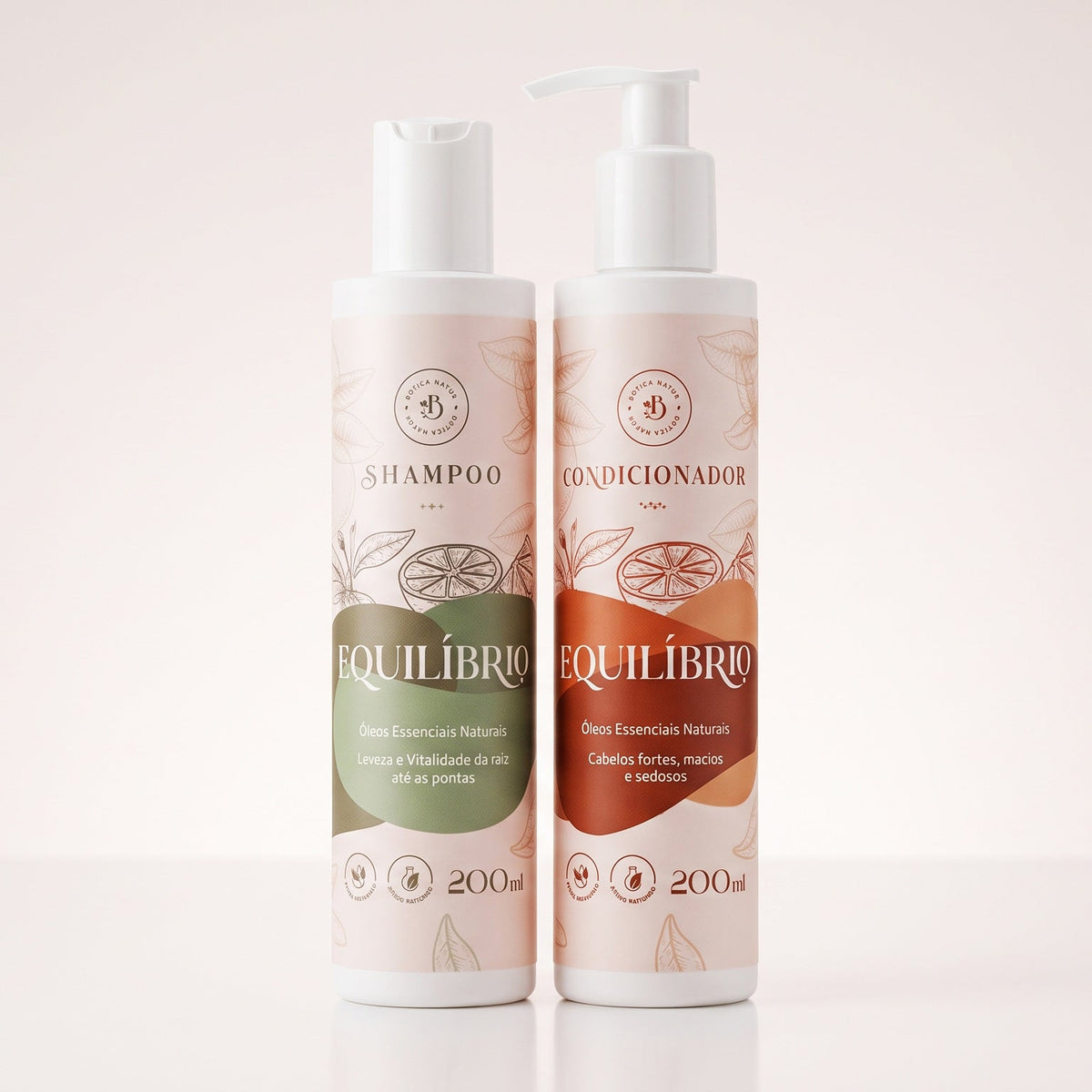 Kit Duo – Shampoo e Condicionador Natural | Linha Equilíbrio