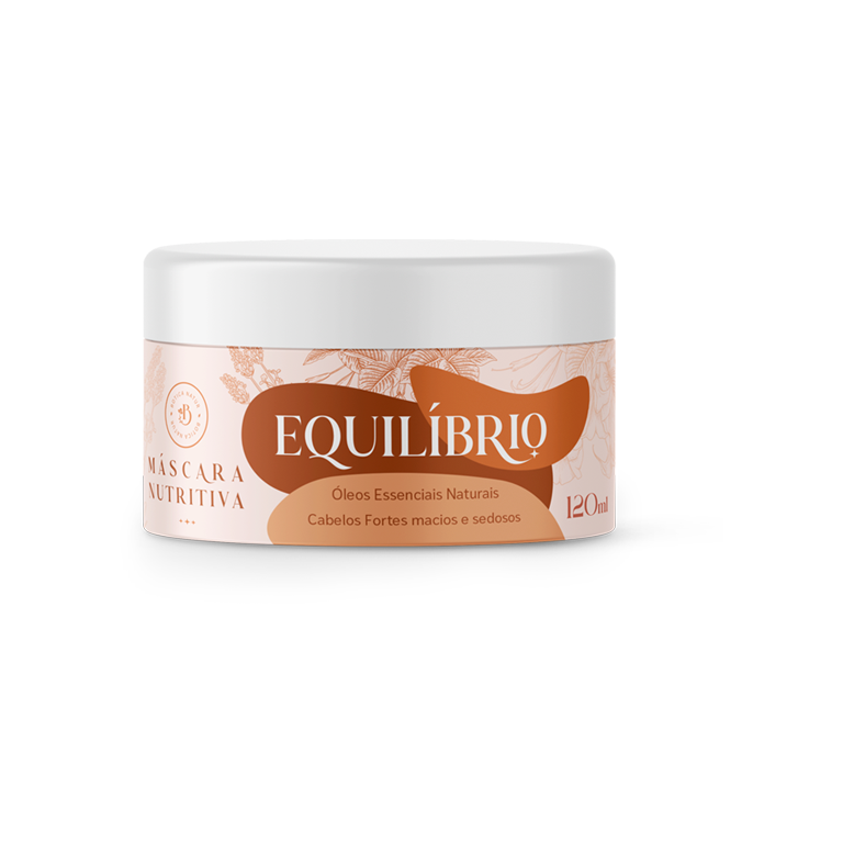 Máscara Nutritiva Linha Equilíbrio – Hidratação com Jojoba e Argan | Botica Natur