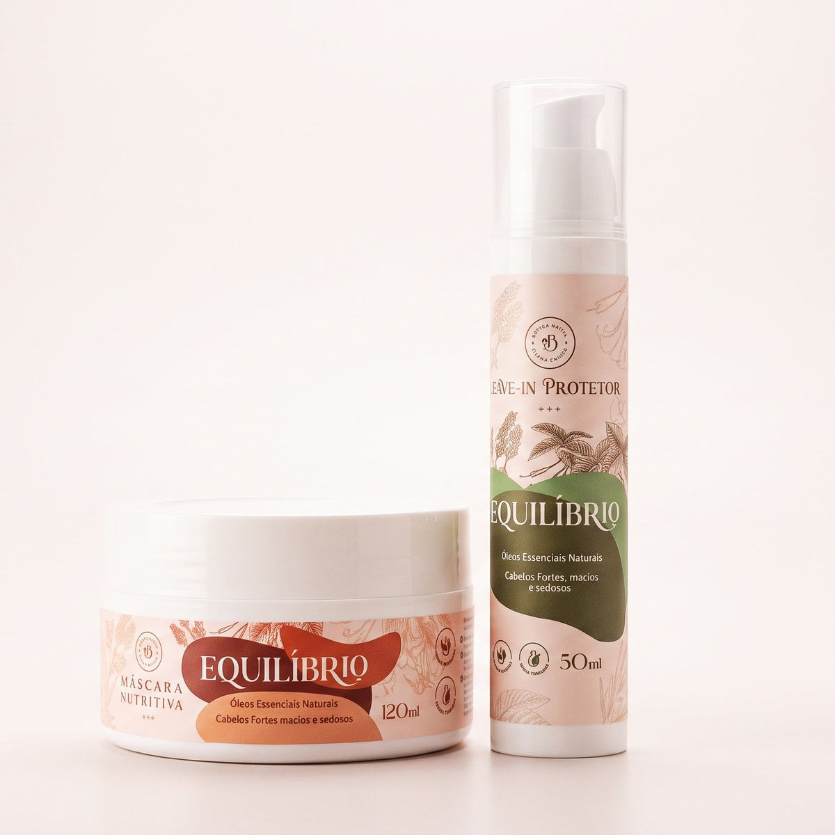 Máscara Nutritiva + Leave-in Protector | Linha Equilíbrio