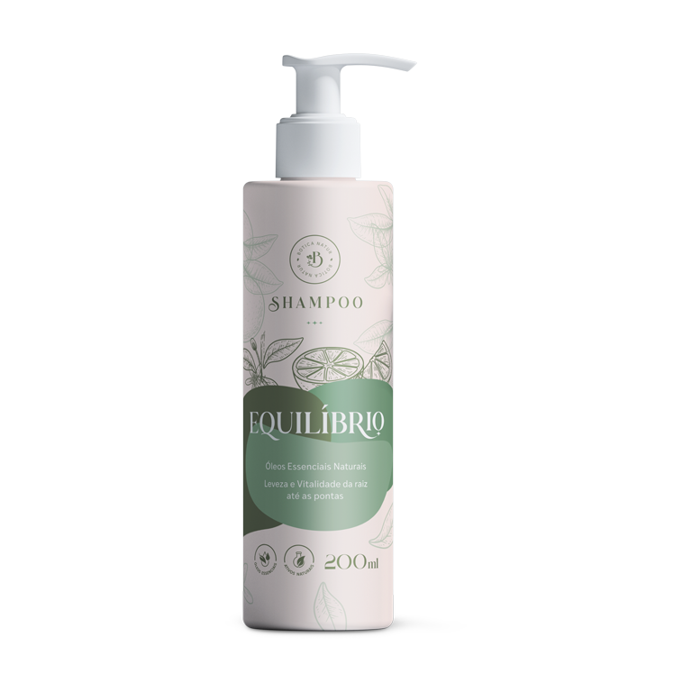 Shampoo Linha Equilíbrio – Pureza Capilar com Hortelã e Aloe Vera | Botica Natur